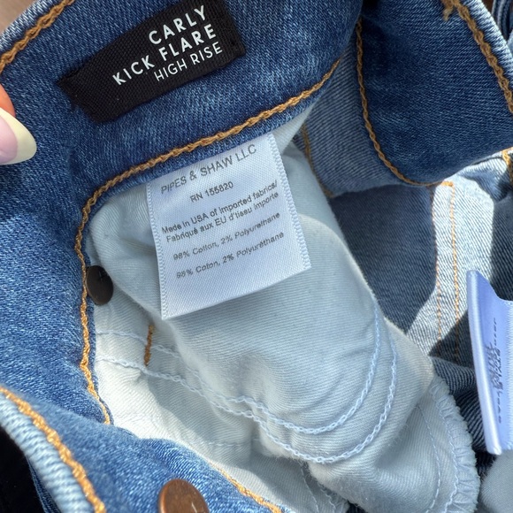 Veronica Beard Blue Flare & Wide Leg Jeans - Picture 10 of 12